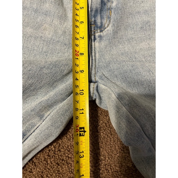 PacSun Mom Jeans Women's Size 24 Light Wash Blue‎ Denim Stripe Side Detail - Picture 10 of 11